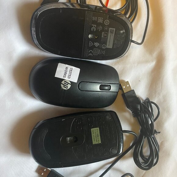 Wholesale Lot of 3 USB Optical Wired HP/Compaq Mouse, Working 100% - Picture 4 of 4